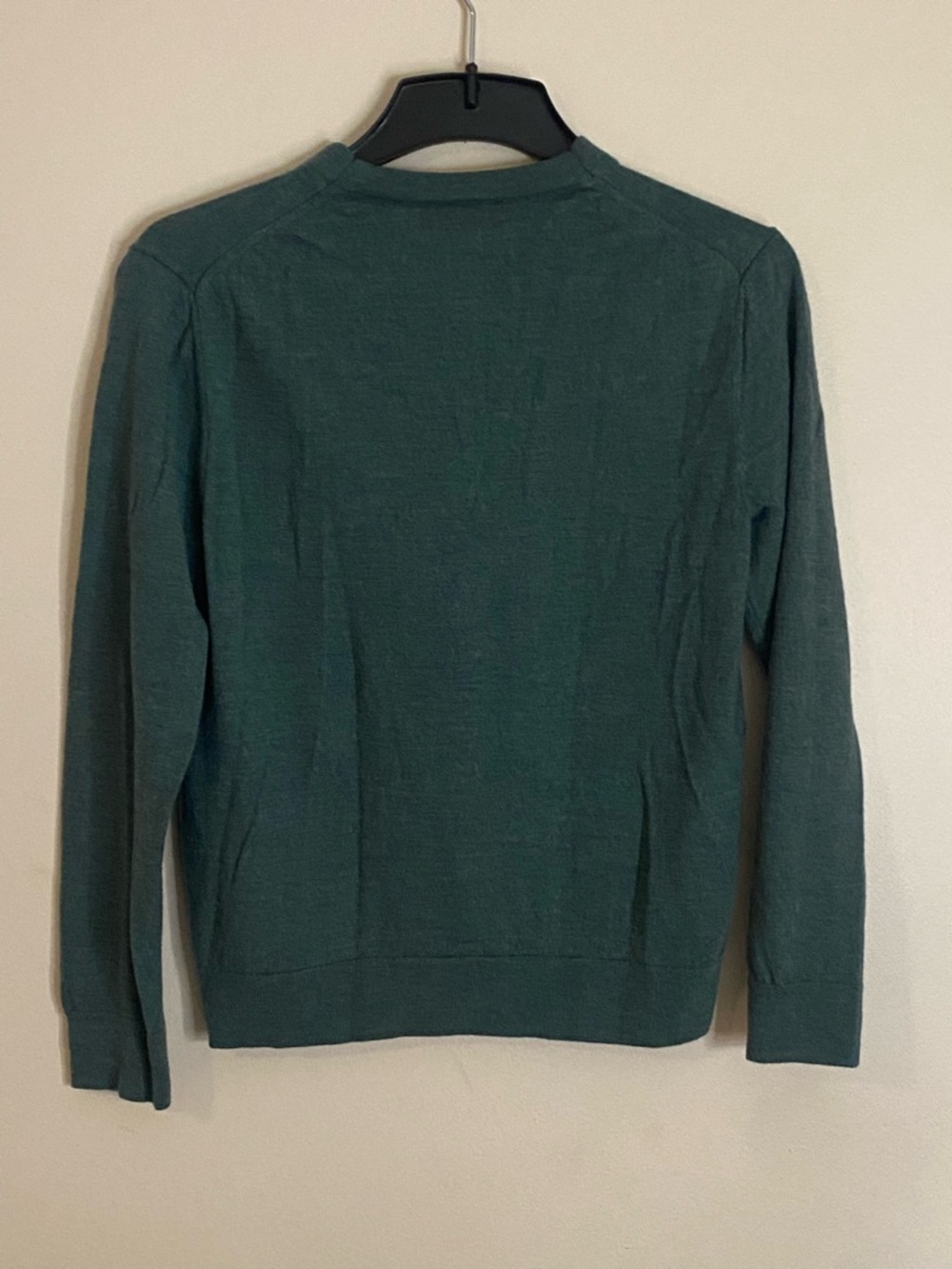 Banana Republic olive green Merino wool  Button-Front V-Neck Cardigan - Picture 5 of 7